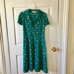 Vintage Route One cotton (poly blend?) dress